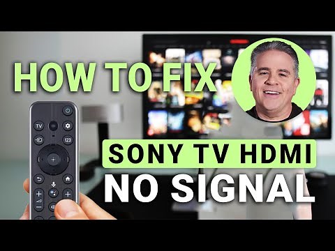 How to Fix Sony TV HDMI No Signal: QUICK Guide!