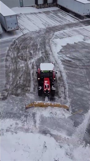 When docks need to stay open, details matter #satisfying #snowremoval #snowclearing #winterops