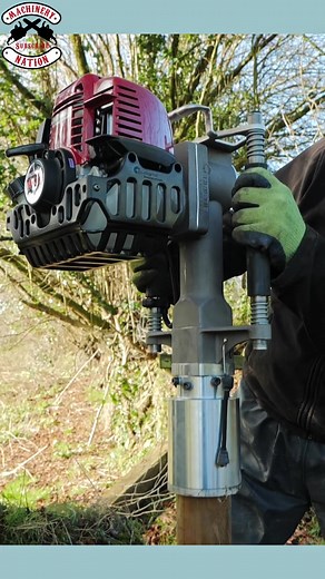 Save Your Arms with the Easy Petrol Post Driver! #postdriver #postdrivers #machinerynation #fencing #fencingcontractor #fencinglife #farm