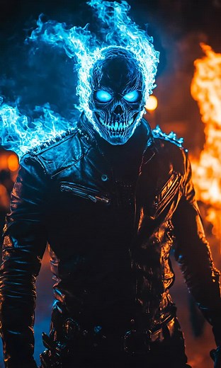 Stunning Ghost Rider Live Wallpaper in 4K