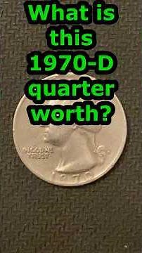 Why is this 1970-D quarter worth more than others? Let's find out! #coin # #coincollecting #money