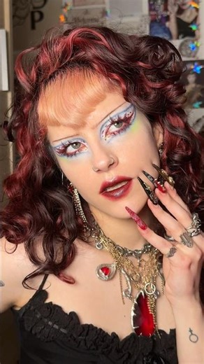 pretty things as makeup: stargazer lily #avantgardemakeup #editorialmakeup #creativemakeup #makeup