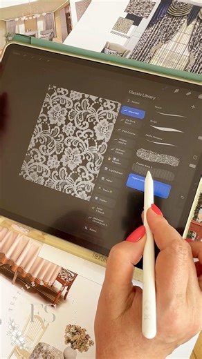 How to Make Custom Texture Brush in Procreate #Shorts