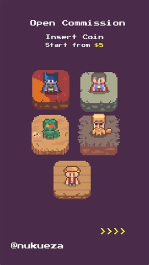 Commissions Open for Cute 16x16 Pixel Art