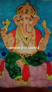 mata laxmi ji ki or ganpati ji ki 🌺✨ drawing #shortsfeed #laxmimata #shorts #viralreels #trending