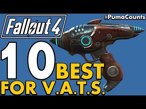 Top 10 Best Guns and Weapons for Vats in Fallout 4 (Lowest Action Point Cost) #PumaCounts