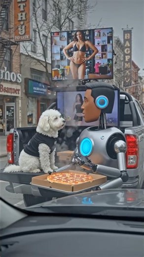 The Future of Pizza Delivery is Here! 🤖🍕