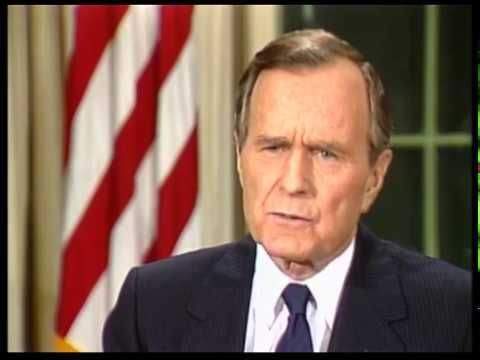 MT1349 Address to the Nation Regarding the Start of the Air Campaign Against Iraqi Forces | George Barbara Bush Foundation