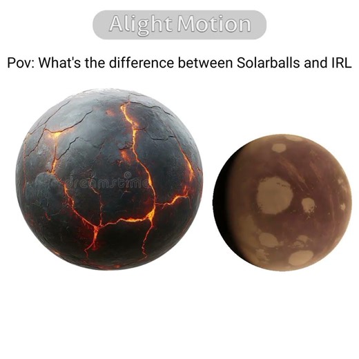 Is that a difference between solarballs and irl? #solarballs #theia #alightmotion #planetballs