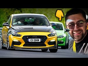 Angry Scirocco Chasing Hyundai i30 N! // Nürburgring