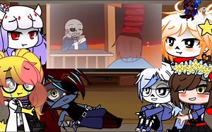 Undertale reacts to wolf in sheep's clothing undertale ‖gacha club（注意音量）