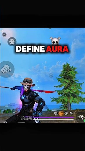 DEFINE AURA ..🍷🗿🚀 Free Fire New Trick For Watching video 📸