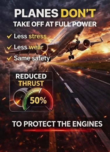 Why Planes Don’t Take Off at Full Power