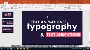 【PowerPoint School】创意动画制作教程 五.45.动态文字动画2 PPT Microsoft Office