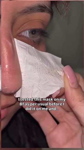 Do you test masks on your Bf too.. 😭