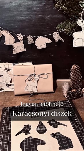 Andi 🌱 wabisabipark 🌱 a természet játéktára on Instagram: "🎁🎄ingyen letölthető díszek! Ha eddig halogattátok, itt az alkalom, hogy belevessétek magatokat a karácsonyi készülődésbe, a fa díszítésébe, a lakás dekorálásába és az ajándék csomagolásba. Nálunk ez a folyamat sosem a tökéletes végeredményről szól, hanem inkább arról, hogy közben együtt lehetünk, és alkothatunk valami egyedit. Persze jó érzés, ha szép lesz, de ennél fontosabb, hogy kiélhessük a kreativitásunk, és a gyerekek is részt 