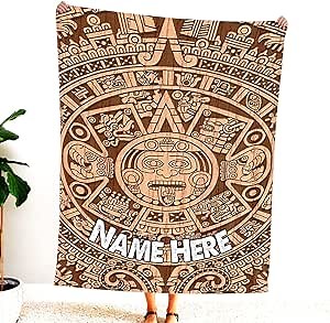 ENCYCOM Custom Classic Mexican Blanket, Aztec Throws, Country Blankets and Throws, Bohemian Outdoor Blanket, Fleece Blankets Heated Blanket Fuzzy Plush
