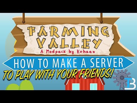 How To Make A Farming Valley Server in Minecraft (Play Farming Valley with Your Friends!)