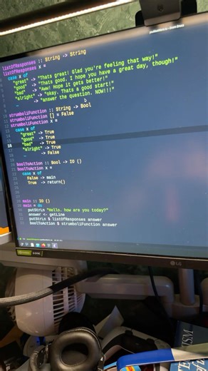 When you finally run your first program in Haskell (as a programming noob) #haskell