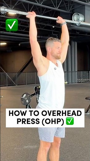 How to PROPERLY Overhead Press (OHP Explained) #shoulderworkout #shoulderpain #overheadpress