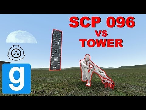 SCARY SCP-096 VS TOWERS! - Garry's mod Sandbox