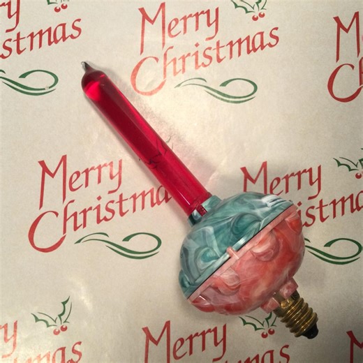 Reproduction C6 Oil Bubble Light - Red Tube - Etsy