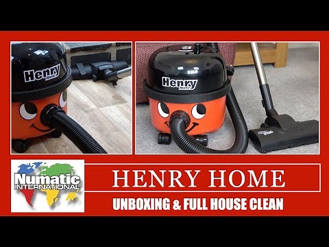 Numatic Henry Home Vacuum Cleaner Unboxing & Full House Clean