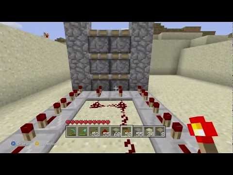 Minecraft (Xbox 360 Edition): Piston Elevator (Up and Down) Tutorial