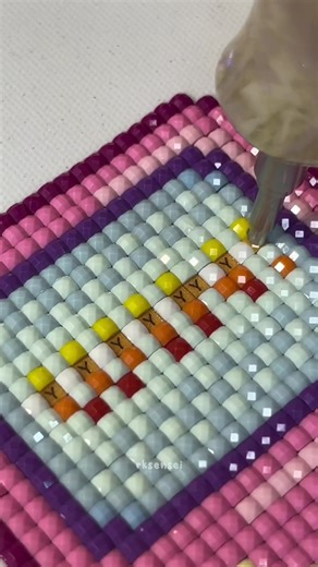 Retro Gameboy Diamond Painting ASMR | Oddly Satisfying DIY Craft Art