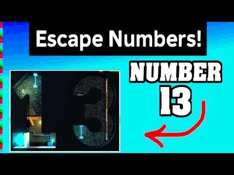 NUMBER 13 in ESCAPE NUMBERS Walkthrough *Roblox* 🔢 (Solution Guide)