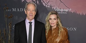 Michelle Pfeiffer Wows in Leather and Holds Hands With Husband David E. Kelley at Rare Red Carpet Outing