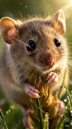 Tiny Mouse Close-Up 🐭 | Cutest 4K Macro Shot #Shorts