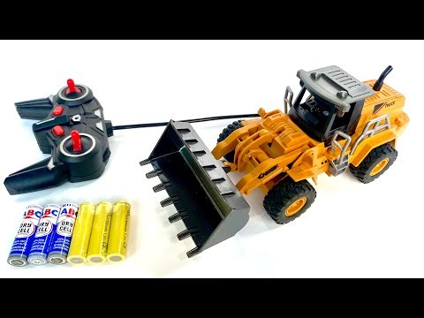 Unboxing Truck Tractor Remote Control - RC Wheel Loader Truck Scale 1:20