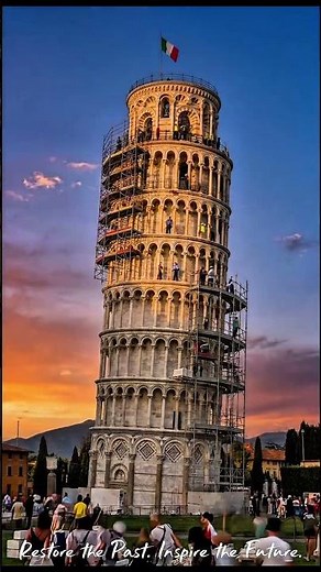 The Incredible Restoration of the Leaning Tower of Pisa | Epic Timelapse Transformation