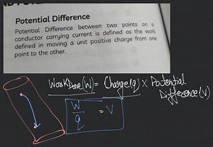 Potential DifferencePotential Difference between two points on... | Filo