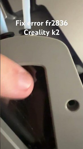 Fix error fr2836 creality k2(upd:not fix:( )