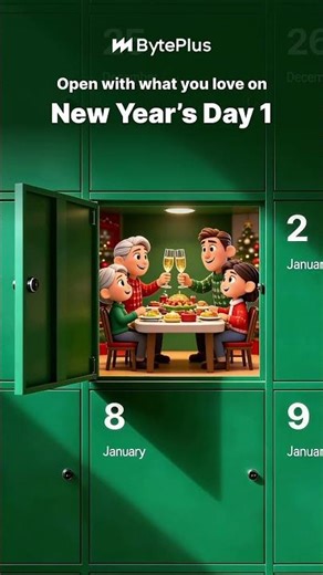 Byteplus wishing you a Happy New Year!