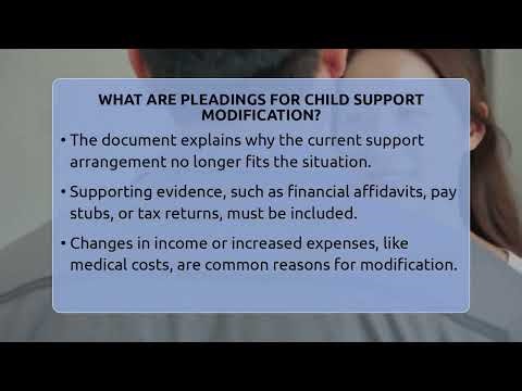 What Are Pleadings For Child Support Modification? - Get Divorce Answers
