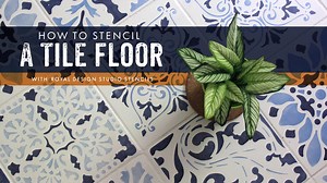 35K views · 219 reactions | The biggest home decorating secret is out! In order to avoid the hassle of ripping out existing floor and the high cost of real tiles, you can achieve a similar look (for less!) by painting directly over your tile floors with Tile Stencils. Buy Stencils and Supplies here: www.royaldesignstudio.com/blogs/stenciling-tips/how-to-stencil-a-tile-floor | Royal Design Studio Stencils/Modello Designs | Facebook