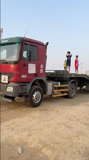 Kids Explore a Giant Car Carrier Truck! 🚛 Will They Make It?