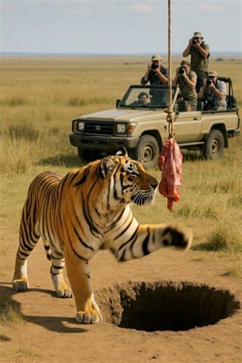 Will the tiger Escape the Trap and Get the Antelope? | Animal Chase, Wildlife Cheetah #leopard