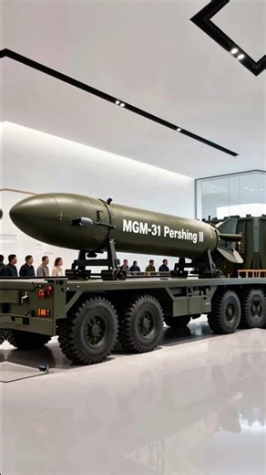 Pershing II: El Misil Nuclear que Cambió la Guerra Fría 🚀 #shorts #mexico #military
