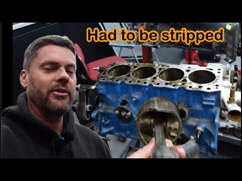 WE HAD TO DISMANTLE THE ENGINE COMPLETELY!