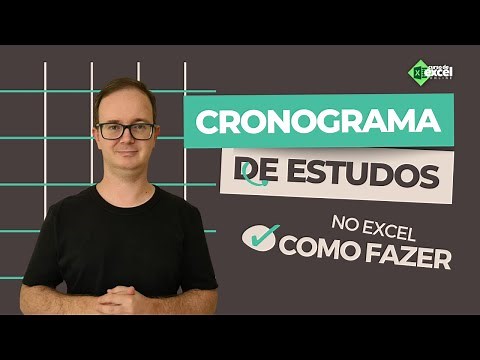 Aprenda a fazer Cronograma de Estudos no Excel