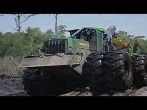 Swamp Logging ASMR: John Deere 953M