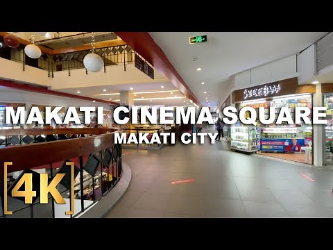 Makati Cinema Square | A Nostalgic Mall Walking Tour | Central Square | 4K | Makati, Philippines