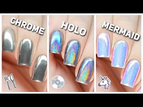 Apply Chrome, Holo, & Mermaid Nail Powders PERFECTLY!