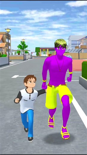 My color has turned purple #sakura #sakuraschoolsimulator
