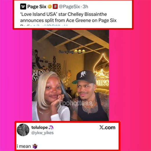 Toohotteaa on Instagram: "A clip resurfaces of Chelley singing about a wedding ring, chileee… and look at Ace’s face 😩"