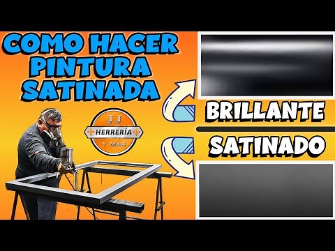 HOW TO MAKE SATIN PAINT